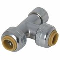 Sharkbite-Cash Acme 0.75 x 0.75 x 0.37 in. Stop Valve Pipe Tee Adapter 147237